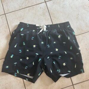 chubbies lined classic style, size medium, inseam 5.5", black